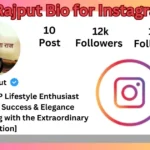 Rajput-Bio-for-Instagram