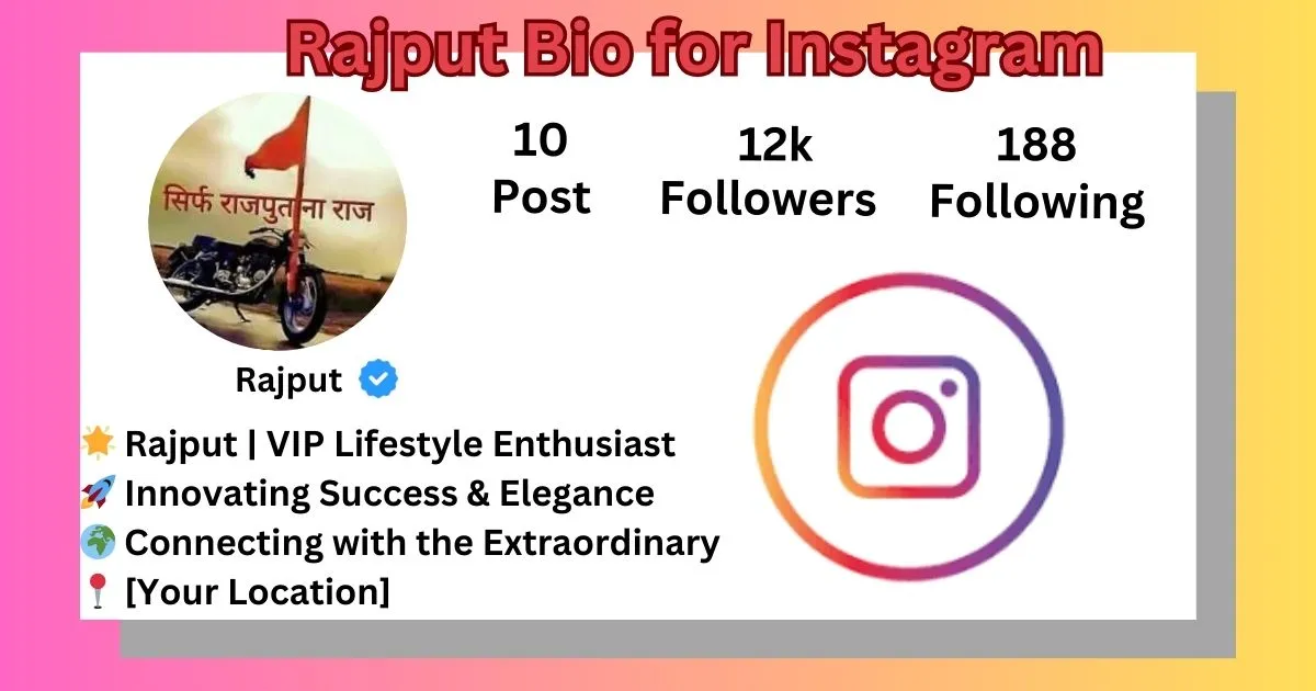 Rajput-Bio-for-Instagram