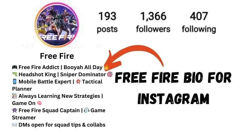 Free-Fire-Bio-For-Instagram